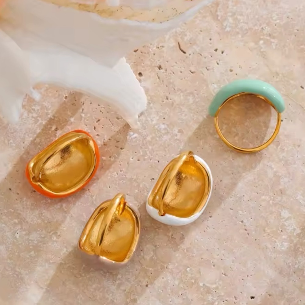 AnthropologieGold Adjustable Ring - Picture 9 of 14